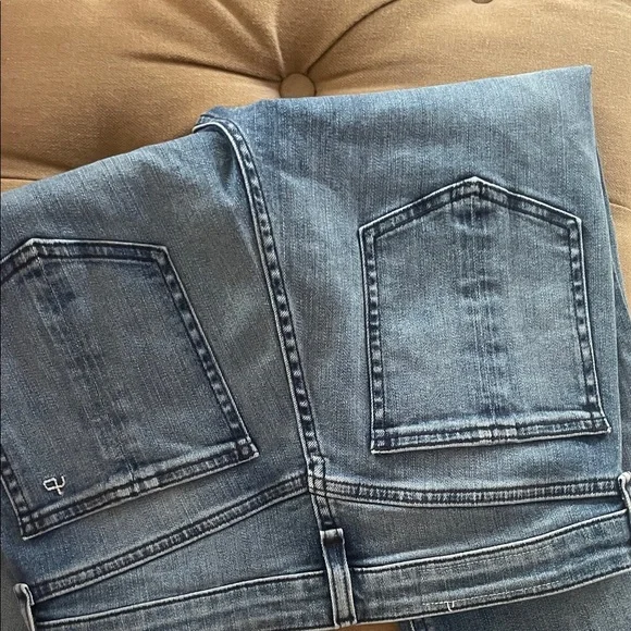 rag & bone Wide Leg Jeans in Denim Blue - Picture 7 of 7